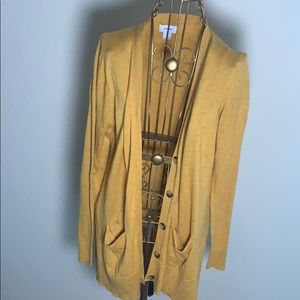 Yellow Soft Old Navy Cardigan